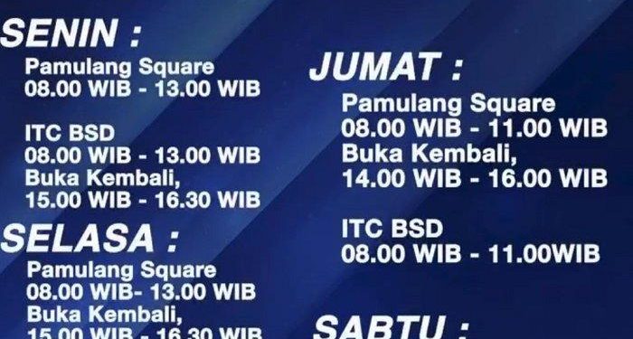 SIM Keliling Tangerang 28 April 2026, Digelar di Dua Lokasi