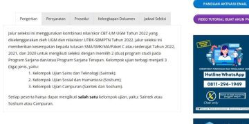 UGM buka jalur mandiri 2026, cek syarat dan cara daftar