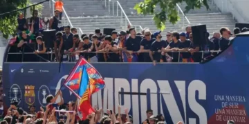 Para Juara Barcelona Menggemparkan Kota, Aksi Lamine Yamal Viral!