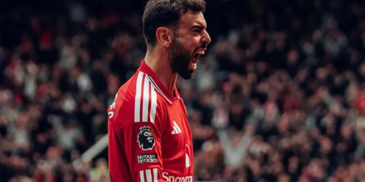 Kapten Manchester United Bruno Fernandes Pecahkan Rekor Dua Legenda Premier League