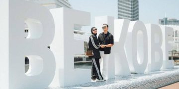 10 Foto Pernikahan Ikbal Fauzi di Pelabuhan Kobe, Jepang!