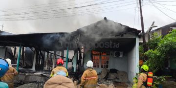 Rumah Rp500 Juta Ludes Terbakar Sebelum Direnovasi di Bontang Baru