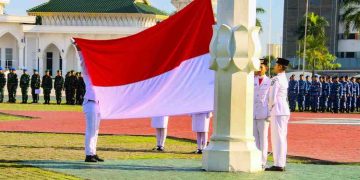 Wakil Ketua I DPRD Batam Hadiri Upacara Bendera 17 Hari Bulan Tingkat Kota Batam