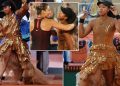 Osaka’s Eiffel Sparkle: Matching Sequins Dazzle