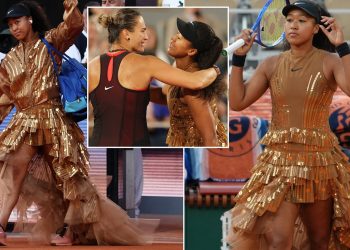 Osaka’s Eiffel Sparkle: Matching Sequins Dazzle
