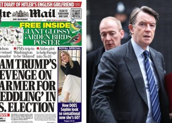 Mandelson’s Mail on Sunday Panic
