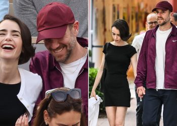Lily Collins & Charlie McDowell’s Rare French Open Date