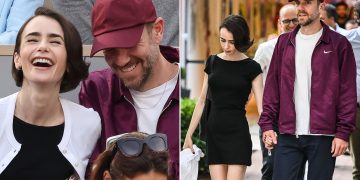 Lily Collins & Charlie McDowell’s Rare French Open Date