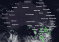 Gale Force Winds Lash Four States