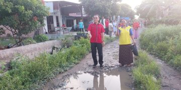 Jalan Benteng Mabar Hilir Rusak Parah, Warga Medan Terjebak Lumpur Puluhan Tahun