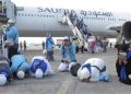 Jemaah Haji Kloter Pertama Palembang Tiba di SMB II