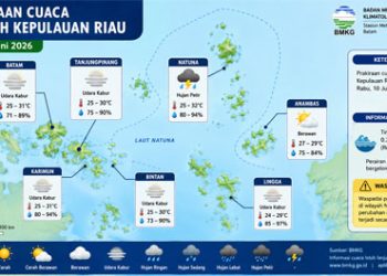 Cuaca Kepri Berawan Hingga Udara Kabur: BMKG Keluarkan Imbauan dan Cara Menghadapinya