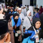 Jemaah Haji Kloter 1 Debarkasi Batam Tiba di Tanah Air
