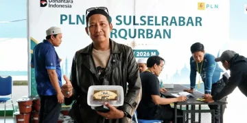 PLN UID Sulselrabar Tebar 6 Ton Daging Kurban untuk Sesama