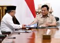Presiden Prabowo Subianto menerima Menteri Pendidikan Dasar dan Menengah (Mendikdasmen) Abdul Mu’ti pada Kamis, 11 Juni 2026, di Istana Merdeka, Jakarta.