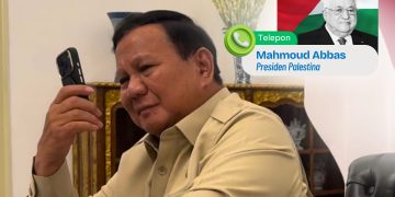 Presiden Prabowo Subianto menerima sambungan telepon dari Presiden Palestina, Mahmoud Abbas, di Jakarta pada Senin malam, 15 Juni 2026.