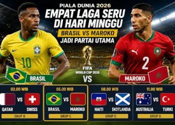 Brasil vs Maroko Jadi Salah Satu Laga Paling Dinanti Pekan Ini