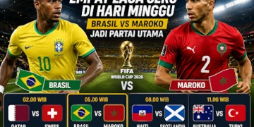 Brasil vs Maroko Jadi Salah Satu Laga Paling Dinanti Pekan Ini