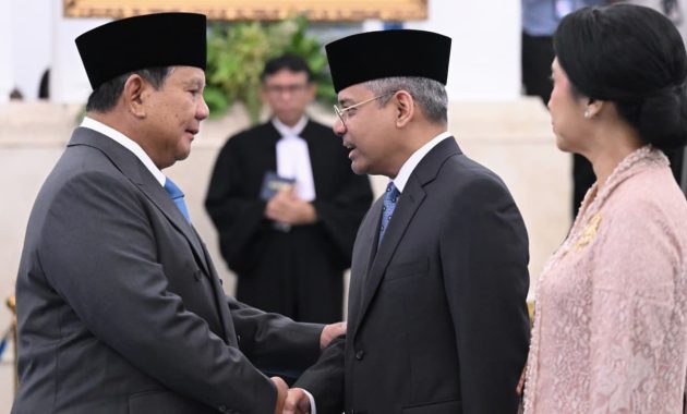 Presiden Republik Indonesia, Prabowo Subianto, resmi melantik Suahasil Nazara sebagai Menteri Keuangan untuk sisa masa jabatan periode 2024-2029.