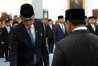 Prabowo Lantik Sugiono Pimpin Menko PMK, Arrmanatha Natsir Jadi Menlu