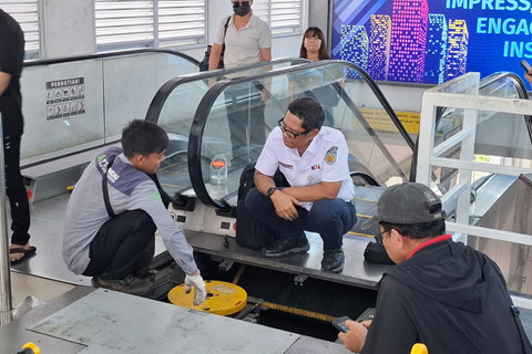 Stasiun Duri Kembali Normal Setelah Insiden Eskalator, 12 Penumpang Luka Ringan